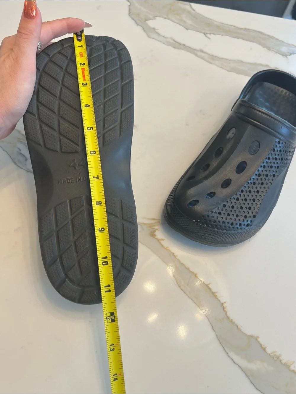 Mens Black Comfort Clog Shoes